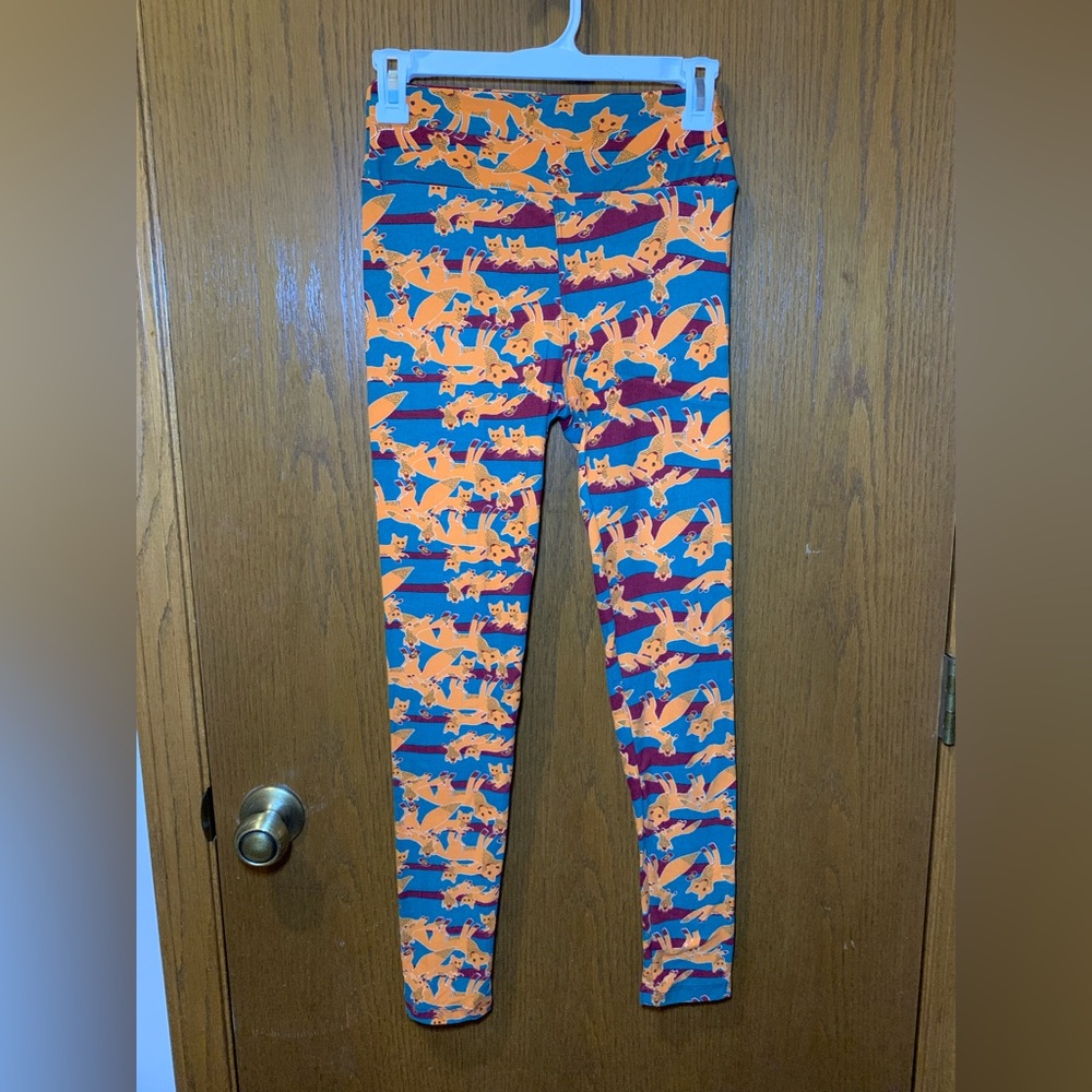 NWOT- LuLaRoe Leggings One Size- Fox Print Animal Pattern